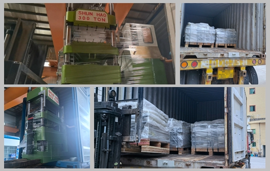Shunhao Melamine Tableware Machinery and Mold Delivery