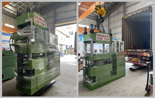 Shunhao 200 Ton and 300 Ton Melamine Compression Machines Shipment