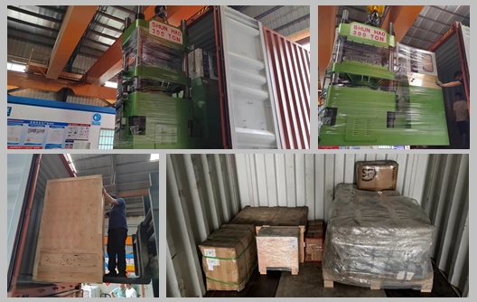Shipment of Melamine Tableware Manufacturing Equipment: Molding Machines, Preheater, and Molds