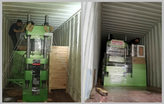 Shunhao Melamine Molding Machine and Preheating Machines Shipment